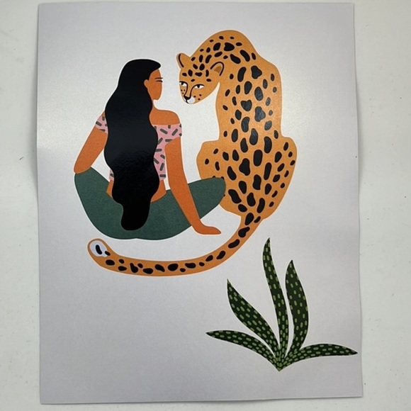 Unleash Your Wild Side: Moroccan Leopard Wall Art - Jungle Vibe- 4PCS 8x10” - Picture 3 of 6